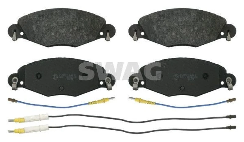 Image of Brake pad set SWAG 64 91 6419