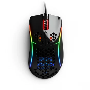 Image of Glorious PC Gaming Race Model D USB RGB Optical Gaming Mouse - Glossy Black