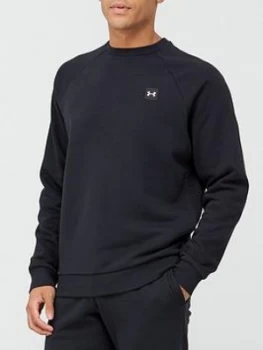 Image of Urban Armor Gear Rival Fleece Crew, Black/White Size M Men