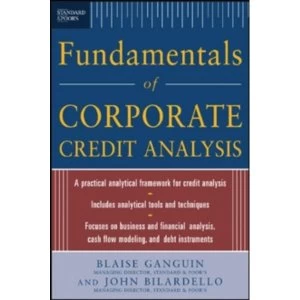 Image of Standard & Poor's Fundamentals of Corporate Credit Analysis by John Bilardello, Blaise Ganguin (Hardback, 2004)