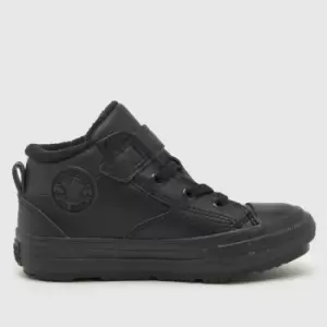 Image of Converse Black All Star Malden Toddler Trainers
