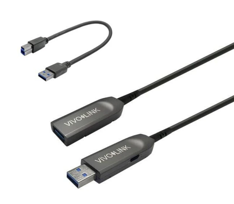 Image of Vivolink PROUSB3AAF40 USB cable USB 3.2 Gen 1 (3.1 Gen 1) 40 m USB A B