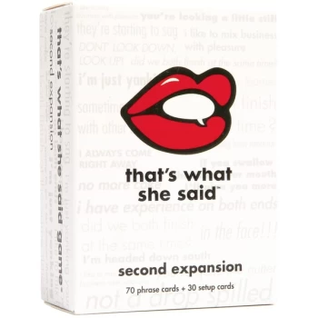 Image of That's What She Said Card Game - Second Expansion