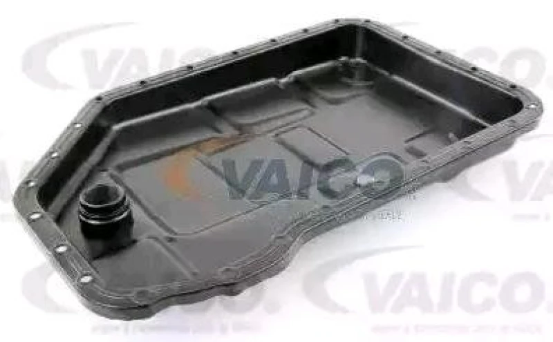 Image of VAICO V10-3496 Oil Pan, automatic transmission Original VAICO Quality, without oil sump gasket, without gasket/seal Oil Pan,automatic transmission (3