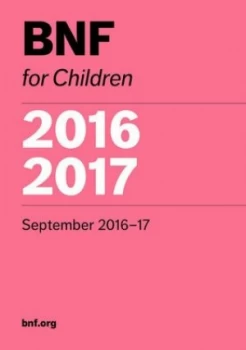 Image of Bnf for Children 2016-2017 by Paediatric Formulary Committee Book