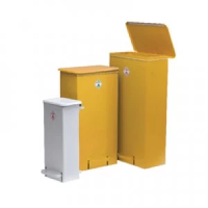 Slingsby Fire Retardant Sack Holder 64 Litre Freestanding Yellow 330279