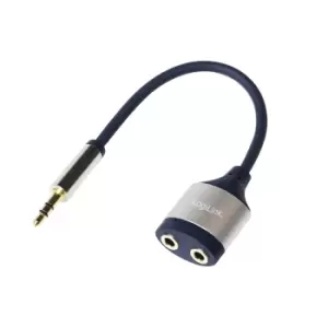 Image of LogiLink CA1100 audio splitter Blue