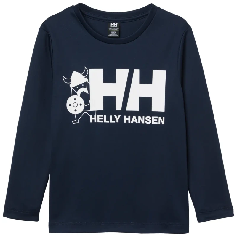 Image of Helly Hansen Long sleeve baby T-Shirt Helly Hansen Hh Tech Graphic Bleu Unisex 3 ans