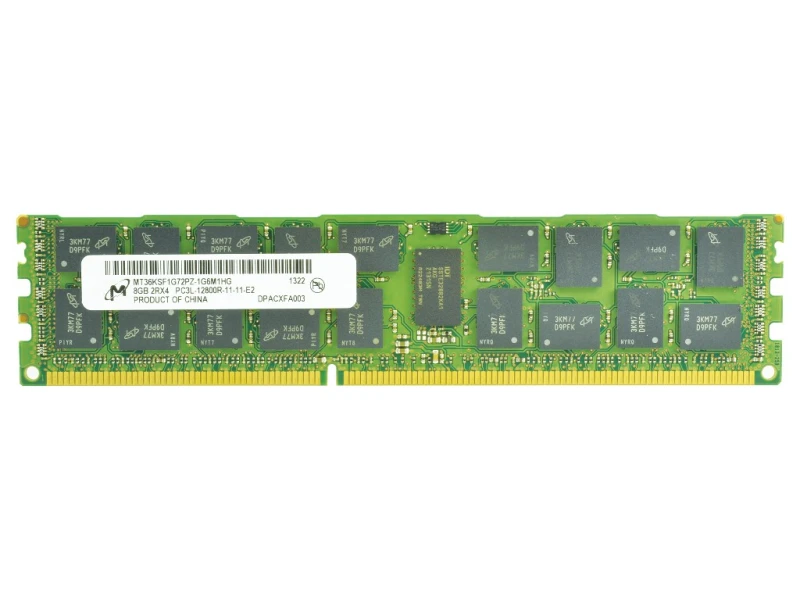 Image of 2-Power 8GB DDR3L 1600MHz ECC RDIMM 2Rx4 Memory - replaces CT8G3ERSLD8