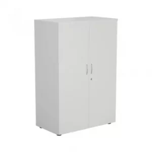 image of FF First Wooden Storage Cupboard 1200mm White WDS1245CPWH