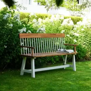 image of Broadway Garden Bench, Acacia Wood Natural