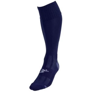 Image of Precision Plain Pro Football Socks Navy - UK Size J8-11