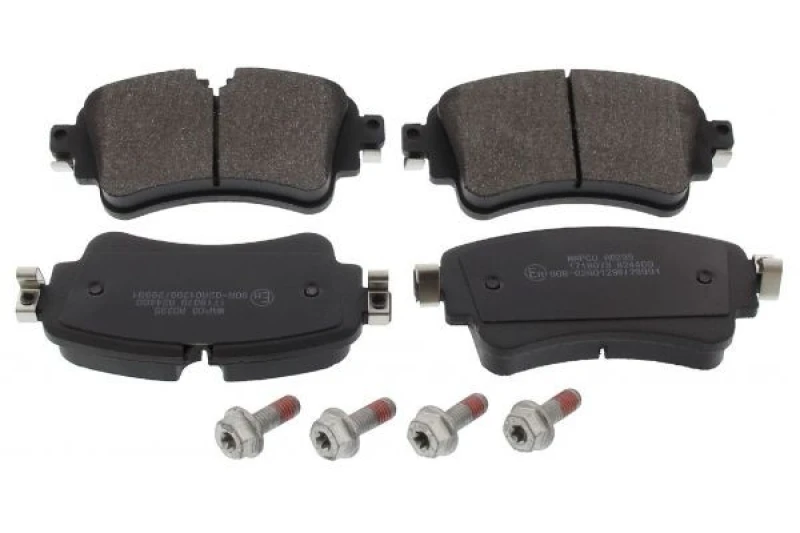 Image of MAPCO 6690 Brake pad set Rear Axle, prepared for wear warning indicator, with accessories Brake Pad Set,disc brake (402)