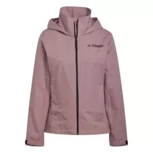 Image of adidas Terrex Womens MT R.RDY Waterproof Jacket - Pink