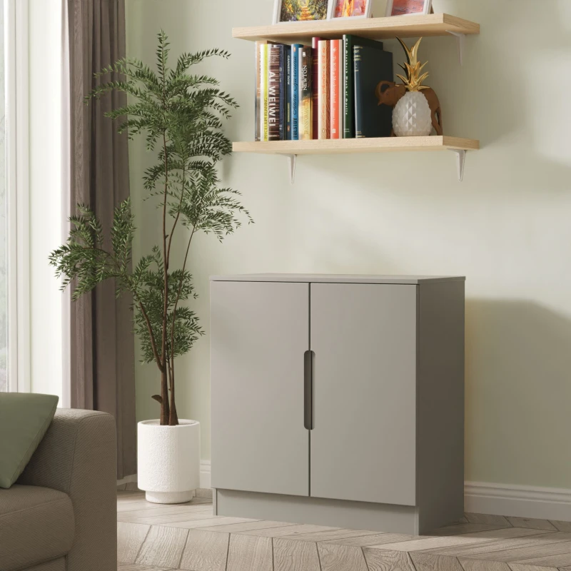 Image of Welcome Furniture Welcome Furniutre Milan 2 Door Cabinet - Ready Assembled MIL204DGDG