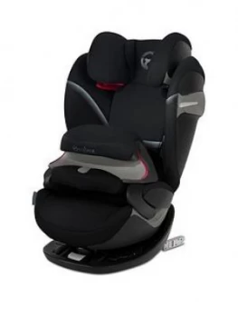 Image of Cybex Pallas S Fix Group 1/2/3 Safety Cushion Car Seat - Deep Black