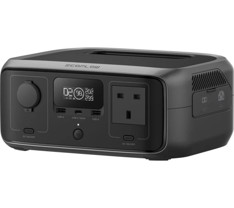 Image of ECOFLOW RIVER 3 UPS 245 Wh Portable Power Station - Black 4895251627221