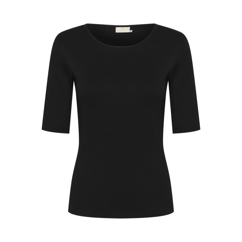 Image of Kaffe Womens T-Shirt KAFFE Carna Noir Female S