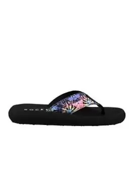 image of Rocket Dog Spotlight Somerset Sandals - Black Multi, Black, Size 3, Women