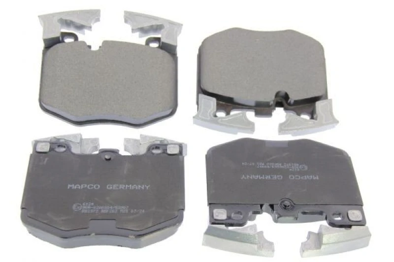 Image of Brake pad set MAPCO 6124