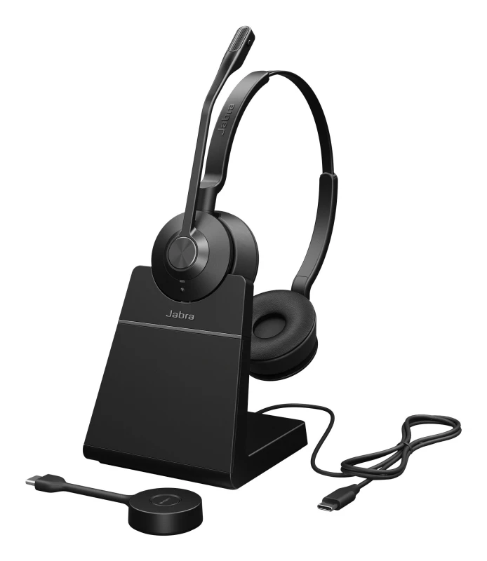 Image of Jabra Engage 55 SE UC Stereo USB-C Headset with Charging Stand 35123J GJQ35123J