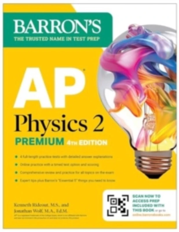 Image of AP Physics 2 Premium, Fourth Edition: Prep Book with 4 Practice Tests + Comprehensive Review + Online Practice (2026) Paperback / softback