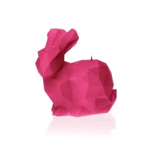 Image of Dark Pink Large Rabbit Candle