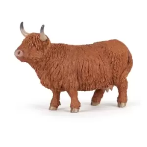 image of PAPO Farmyard Friends Highland Cattle Figure