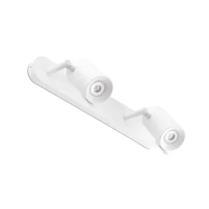 Image of Orleans 2 Light Indoor Adjustable Wall Spotlight White, GU10