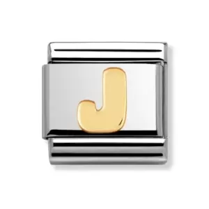 Image of Nomination Classic Gold Letter J Charm