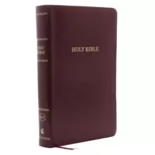 Image of KJV Holy Bible, Personal Size Giant Print Reference Bible, Burgundy Leather-Look, 43,000 Cross References, Red Letter, Comfort Print: King James Versi