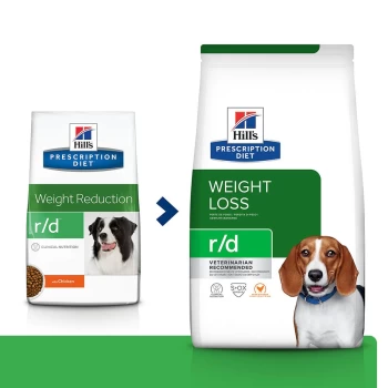 image of Hill's Prescription Diet Canine r/d Weight Reduction Chicken Dog Food 4kg