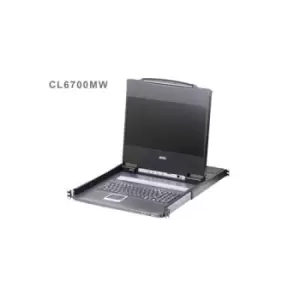 image of ATEN CL6700MW-ATA-EE KVM switch Rack mounting Black