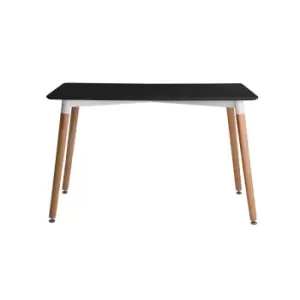 Image of Fraser 4 Seater Dining Table Black