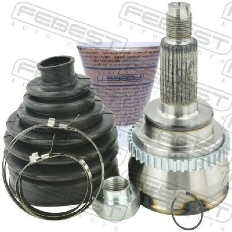 Image of FEBEST 0710-RM413A43 CV Joint Wheel Side, with ABS sensor ring Joint Kit,drive shaft (5)