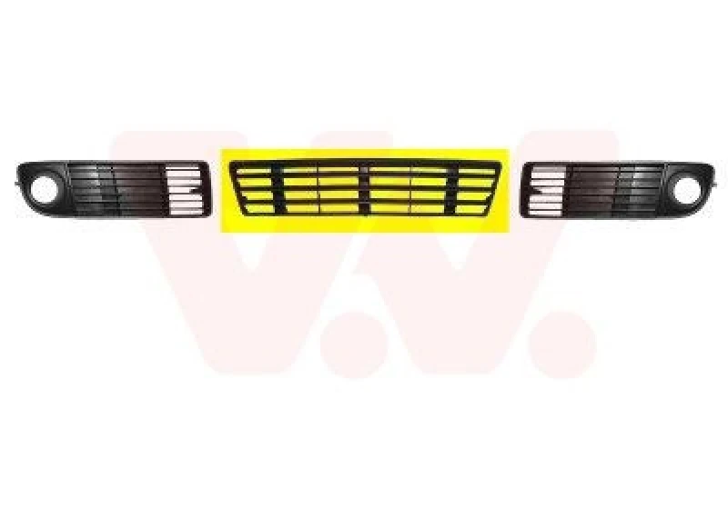 Image of VAN WEZEL Bumper grill VAN WEZEL 0315590