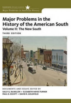 Image of Major Problems in the History of the American South by Sally Gregory Mcmillen Book