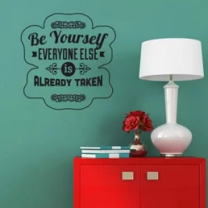 Image of YS-18 Black Decorative Wall Sticker