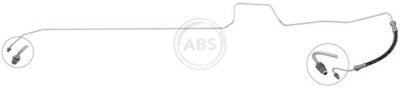 Image of A.B.S. Brake hose A.B.S. SL 6638