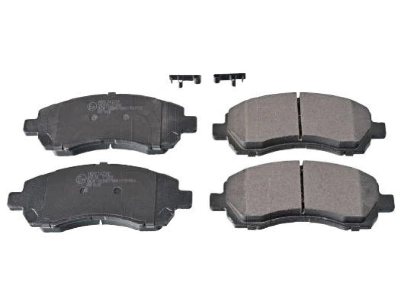 Image of Blue PRINT ADS74220 Brake pad set Front Axle, with acoustic wear warning Brake Pad Set,disc brake (402)