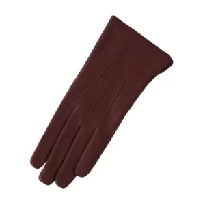 image of Eastern Counties Leather Womens/Ladies 3 Point Stitch Detail Gloves (XL) (Brown)