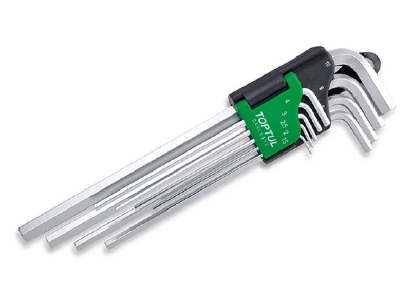 Image of TOPTUL GAAL0912 Angled Screwdriver Set Spanner Size: H10 Angled Screwdriver Set (6627)
