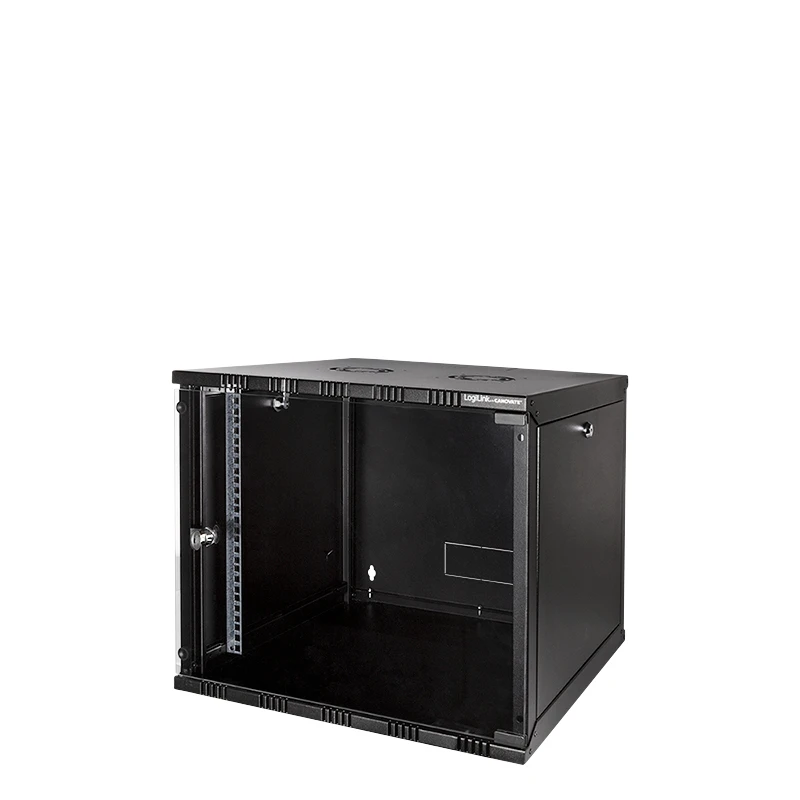 Image of LogiLink W09B54B rack cabinet 9U Wall mounted rack Black