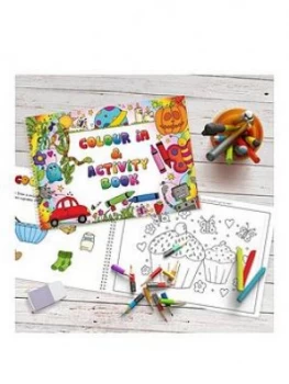 Image of Personalised Colour In Activity Book - Colour In And Activity Book A4
