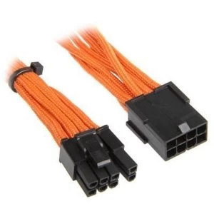 Image of BitFenix Alchemy 6 2-Pin PCIe Extension 45cm - sleeved orange/black