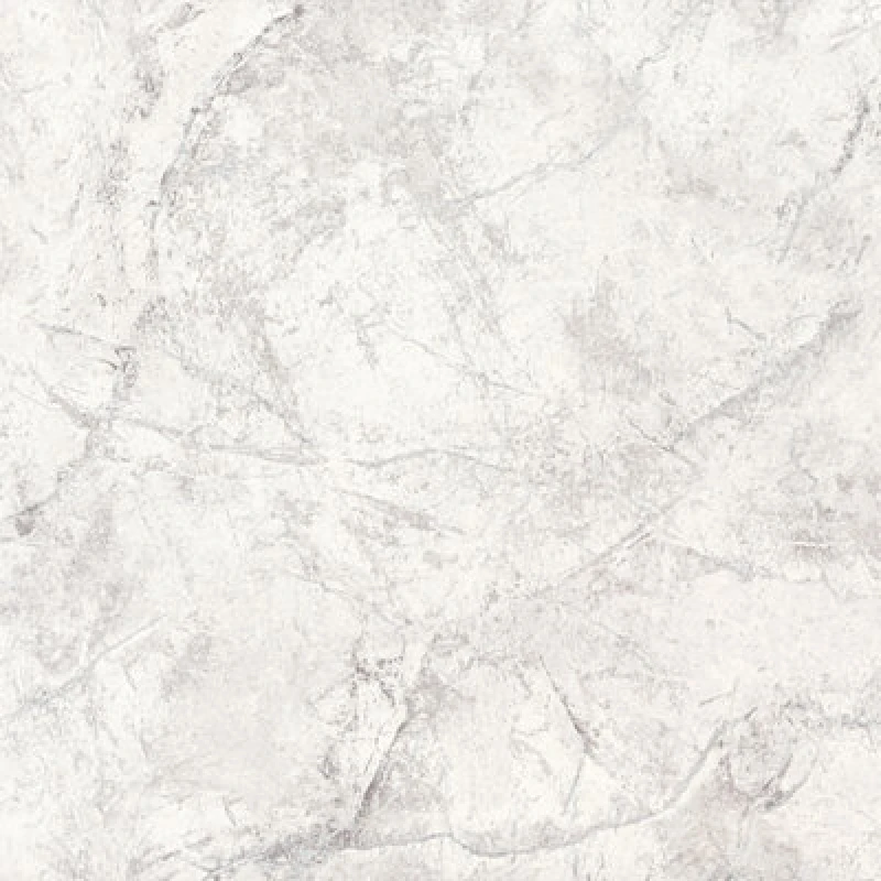 Image of Grandeco Thassos Silver Thread Marble Textured Wallpaper, White