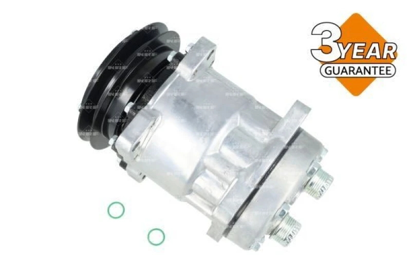 Image of NRF 32074 AC Compressor EASY FIT PAG 100, with PAG compressor oil, with gaskets/seals Compressor,air conditioning (447)