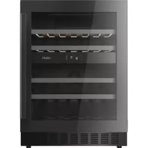 image of Haier HAKWBD60UK Built In Wine Cooler - Black - F Rated