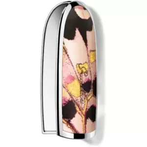 Image of GUERLAIN Rouge G de Guerlain Luxurious Velvet Metal Double Mirror Case Lipstick Case with Mirror Shade Nymph Rose