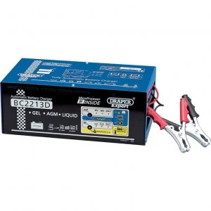 Image of Draper Expert BC2213D Desulphating Automotive Battery Charger 6v, 12v or 24v